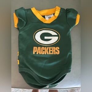 Green Bay Packers Baby Onesie for girls